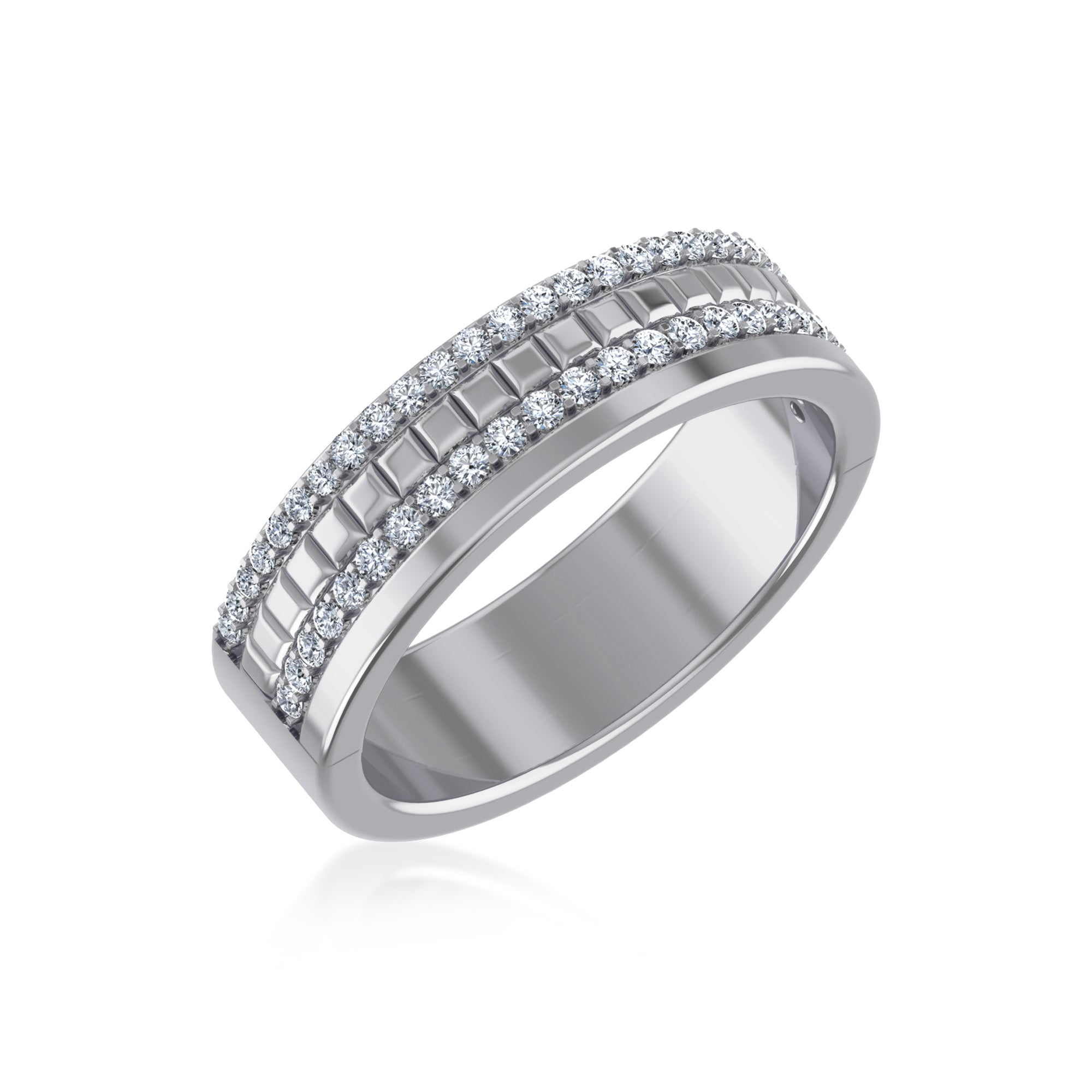 Luxury Lab Grown Diamond Wedding Band 8