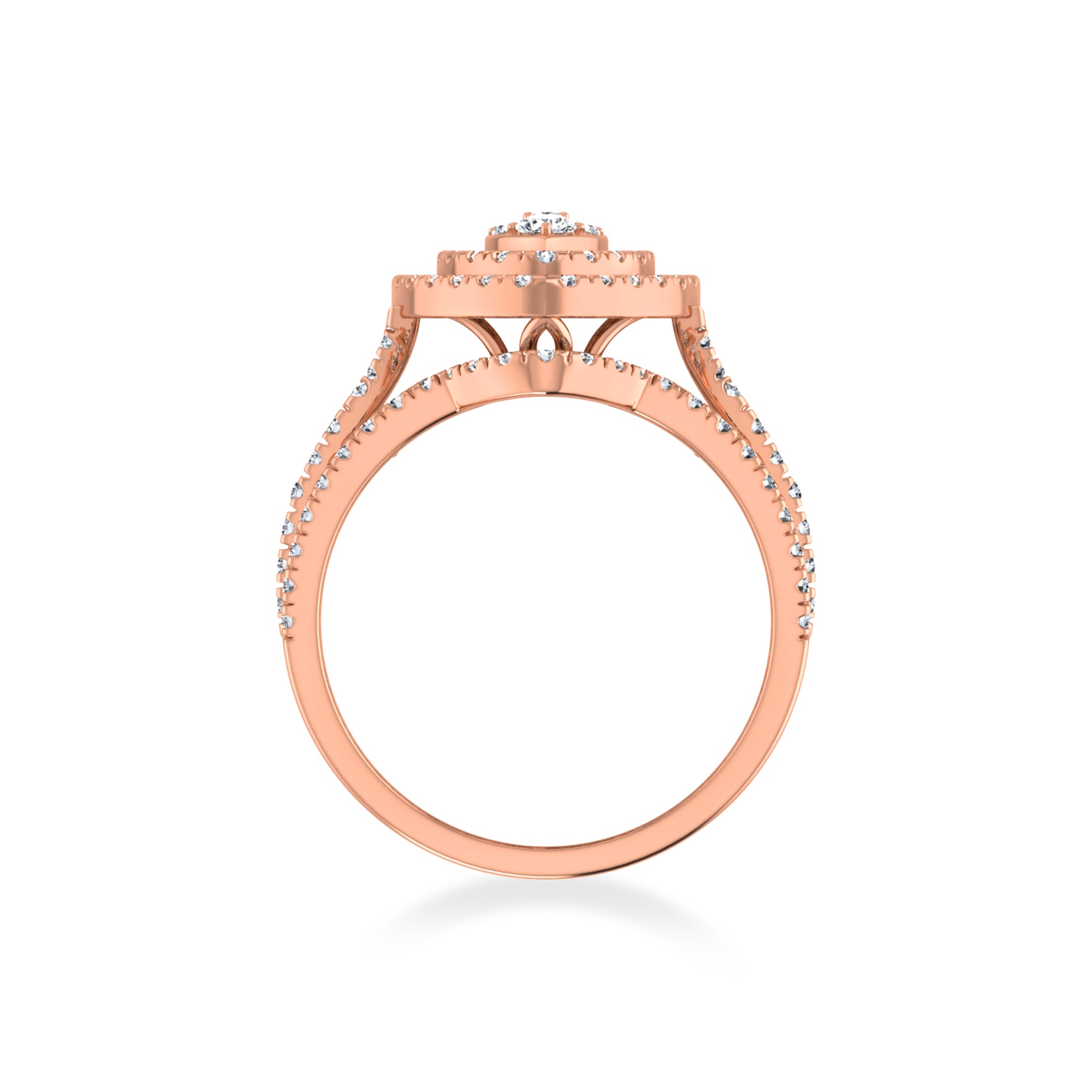 Luxury Marquise Halo Lab Diamond Cocktail Ring 6