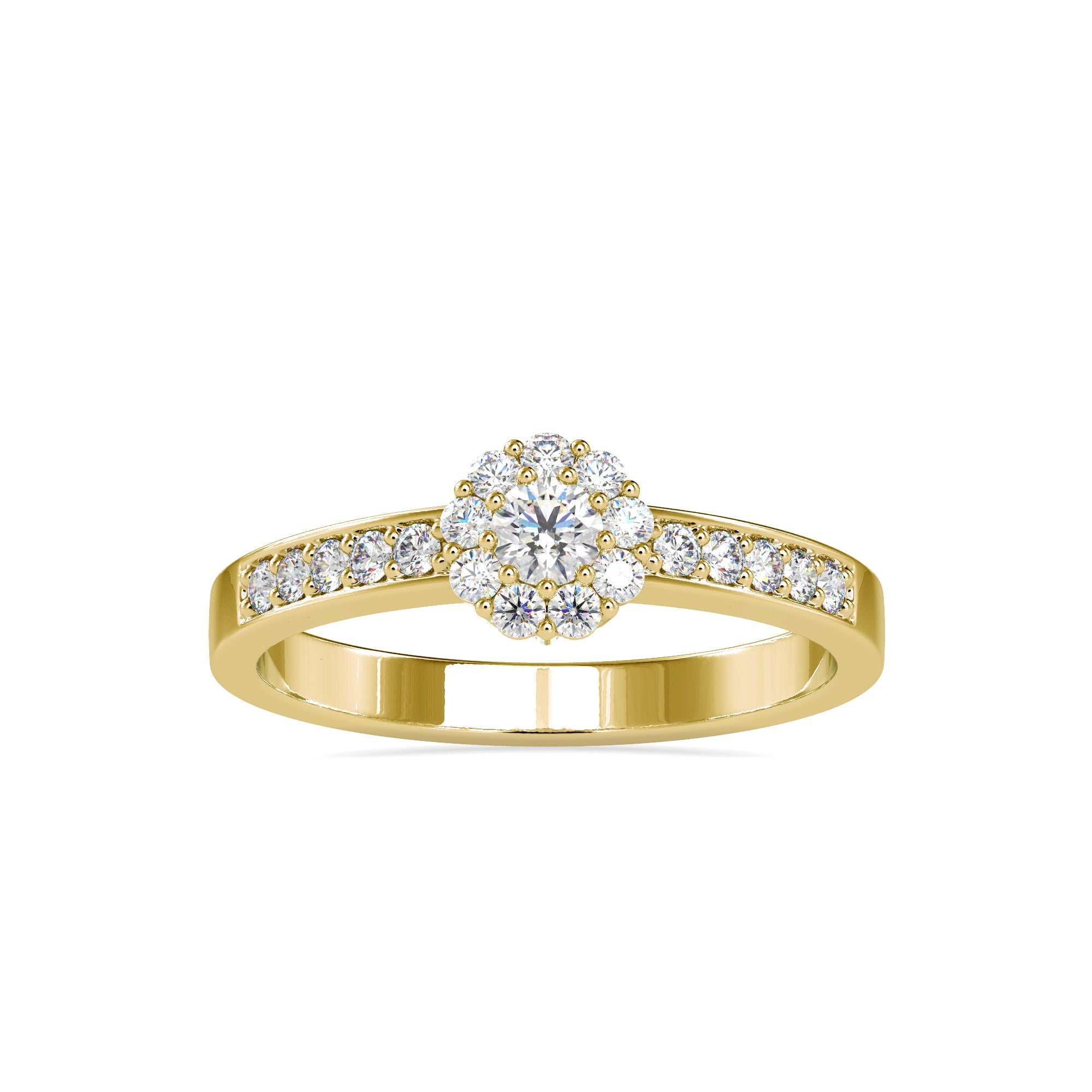 Luxury Sleek Diamond Ring