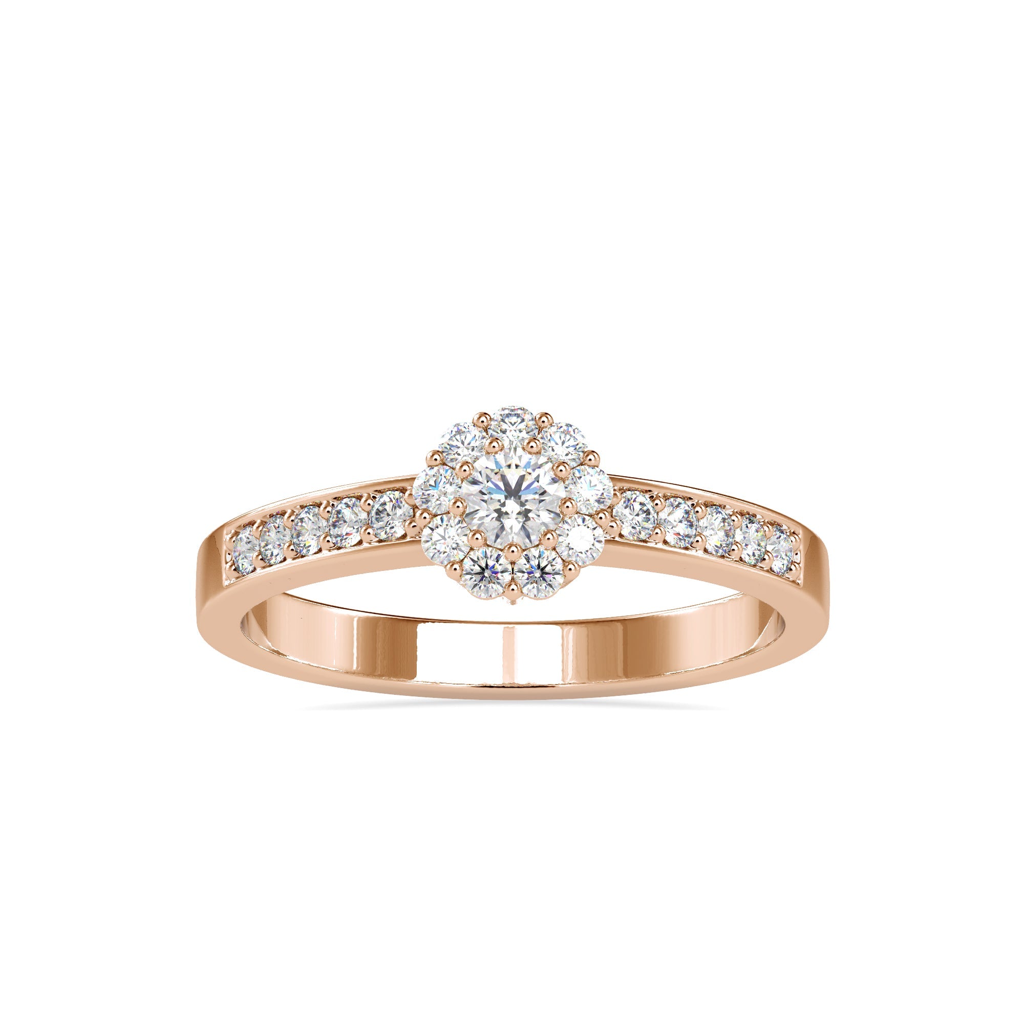 Luxury Sleek Diamond Ring 3