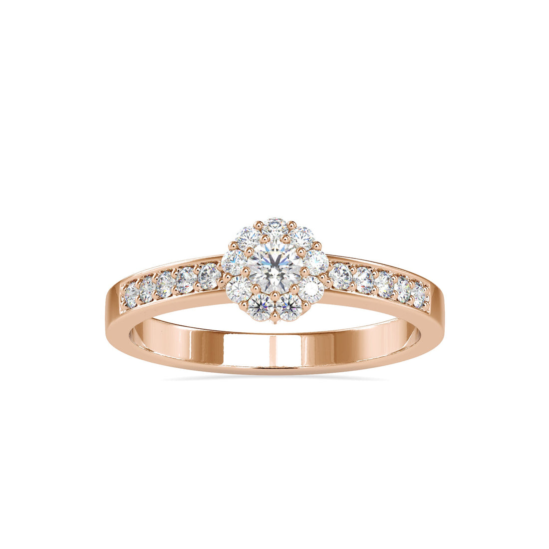 Luxury Sleek Diamond Ring 3