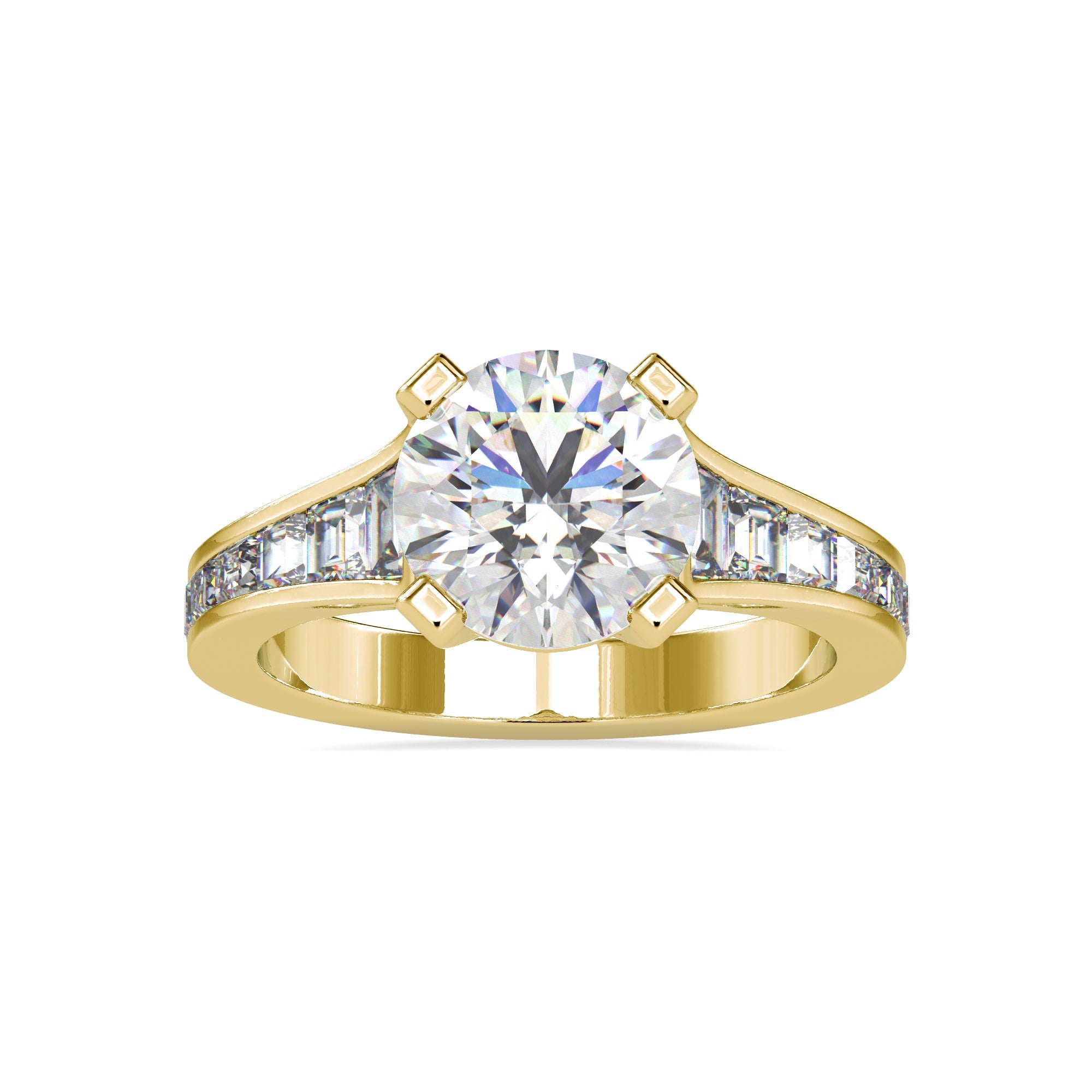 Luxury Solitaire 2.50 carat Round Diamond Ring