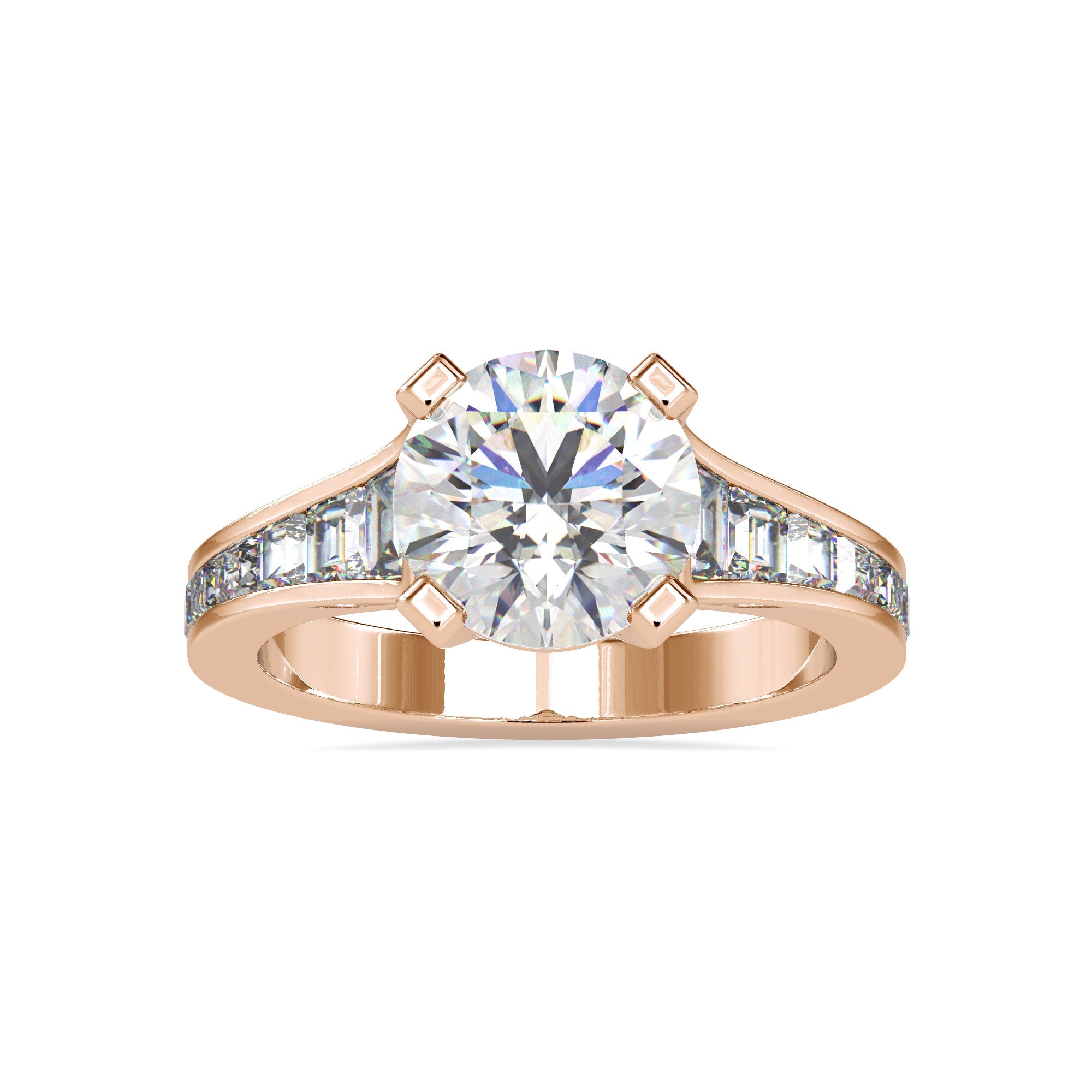 Luxury Solitaire 2.50 carat Round Diamond Ring 2
