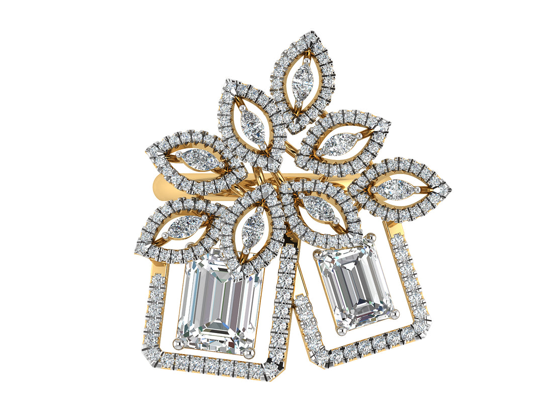 Majestic Bloom Diamond Ring