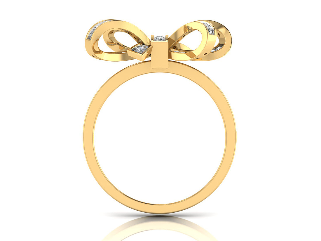 Majestic Bow Diamond Ring 8