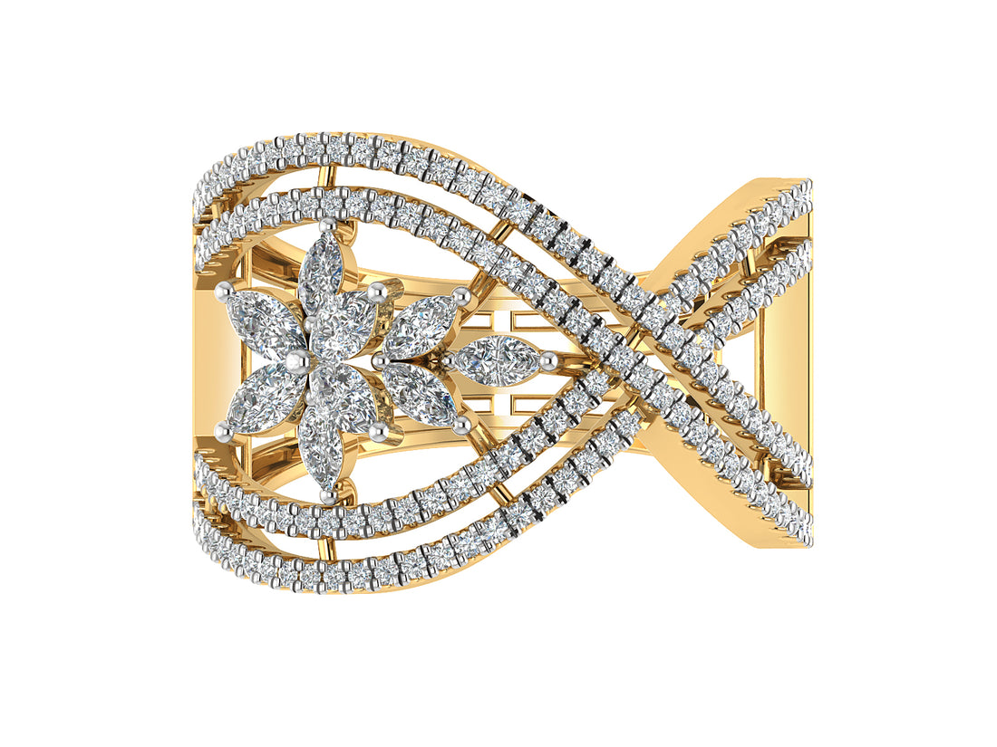 Majestic Crown Diamond Ring