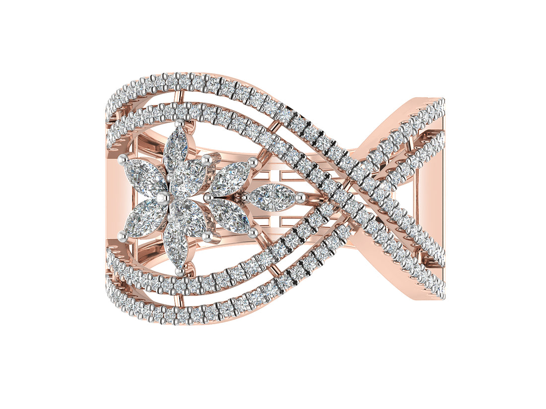 Majestic Crown Diamond Ring 5