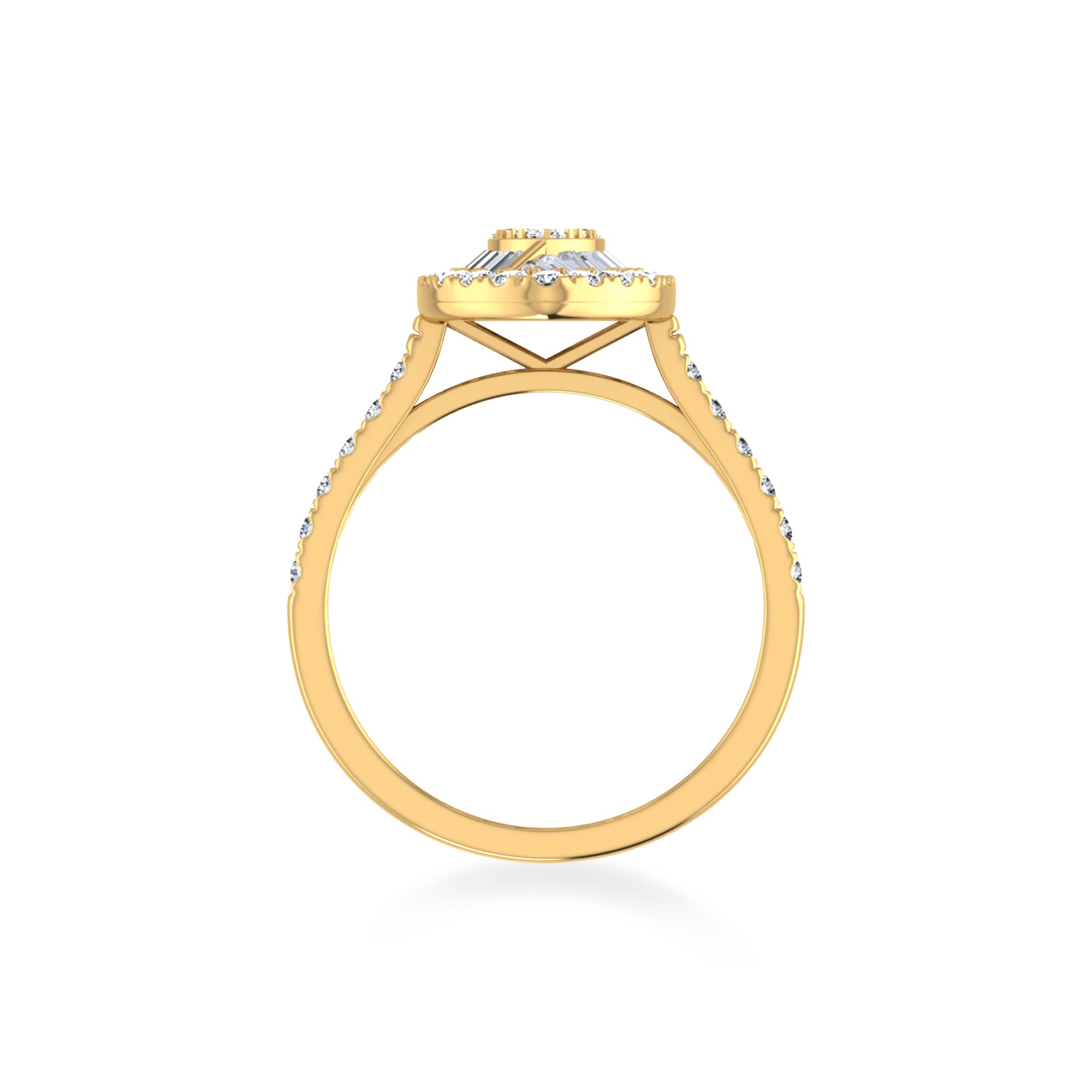 Marquise Halo Lab-Grown Diamond Ring 3