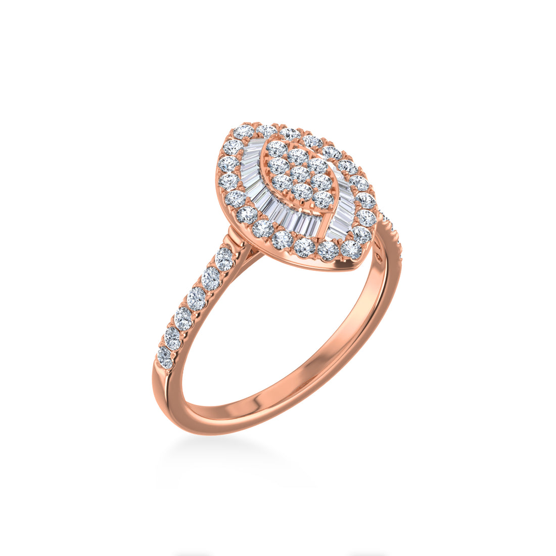 Marquise Halo Lab-Grown Diamond Ring 5