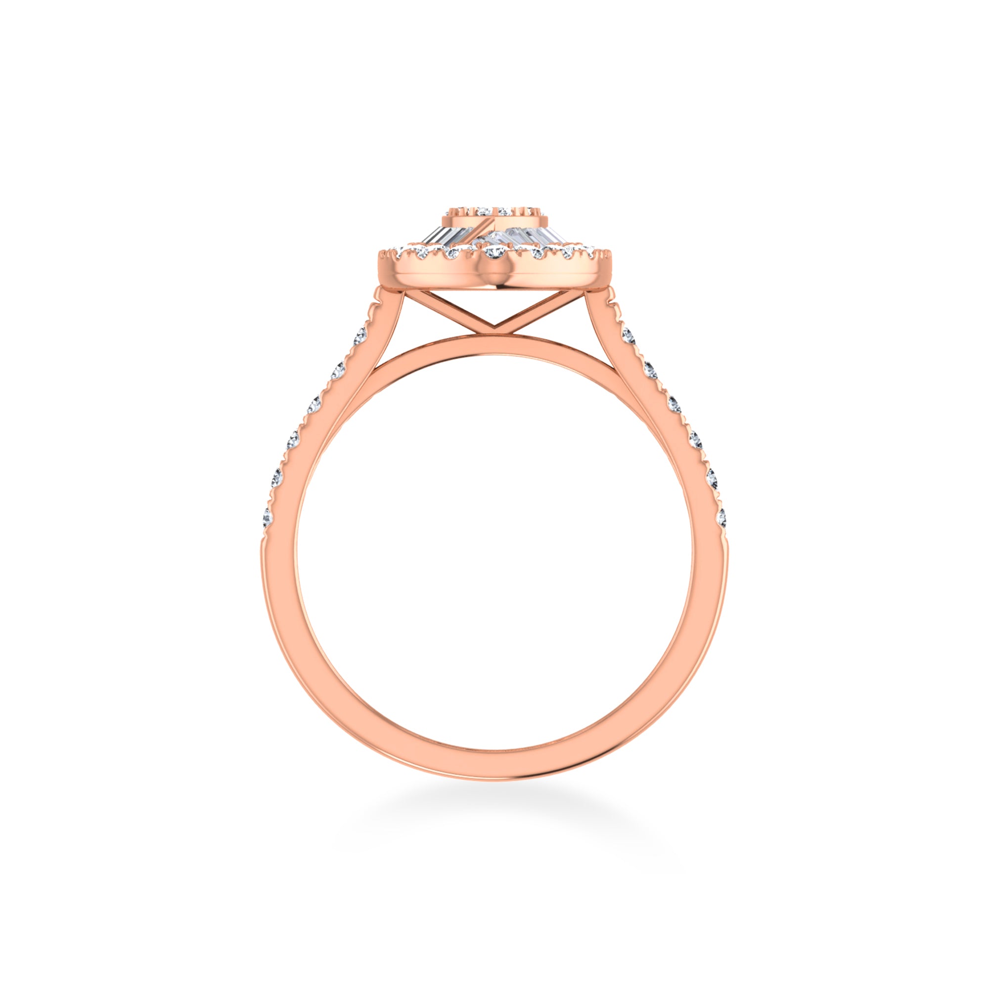 Marquise Halo Lab-Grown Diamond Ring 6
