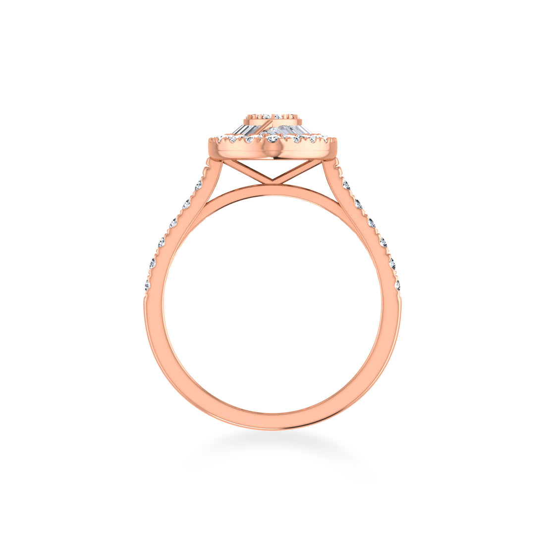 Marquise Halo Lab-Grown Diamond Ring 6