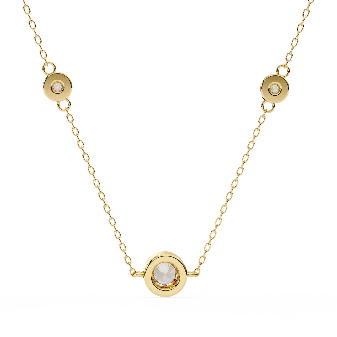 Minimal Abstract Diamond Pendant