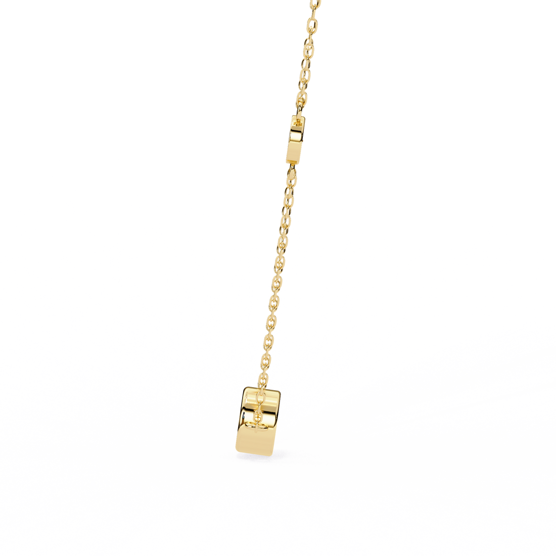 Minimal Abstract Diamond Pendant