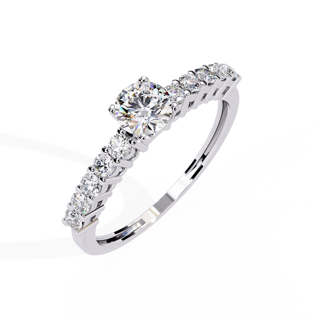 Minimal Vow Diamond Ring 10