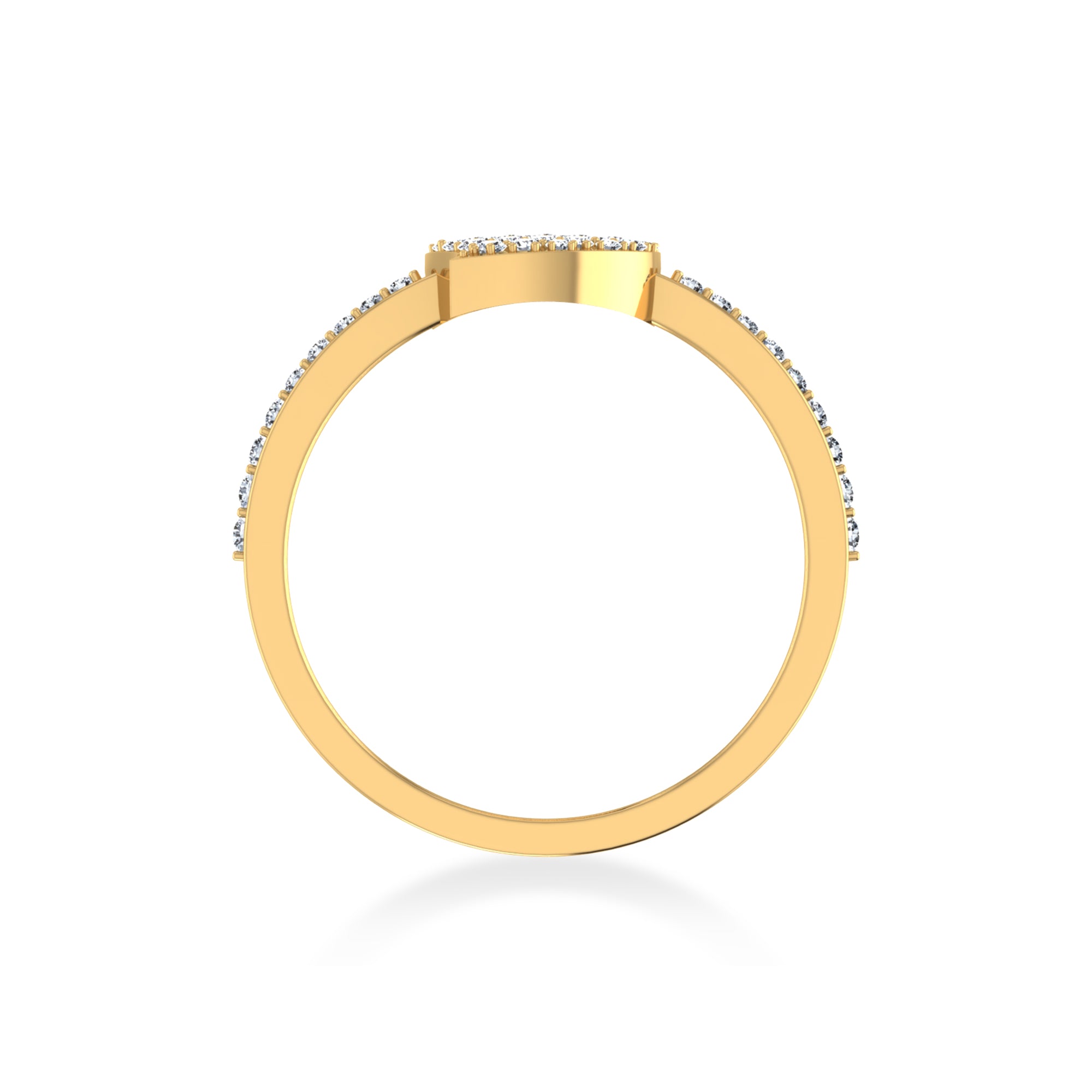 Minimalist Heart Shape Lab-Grown Diamond Ring3