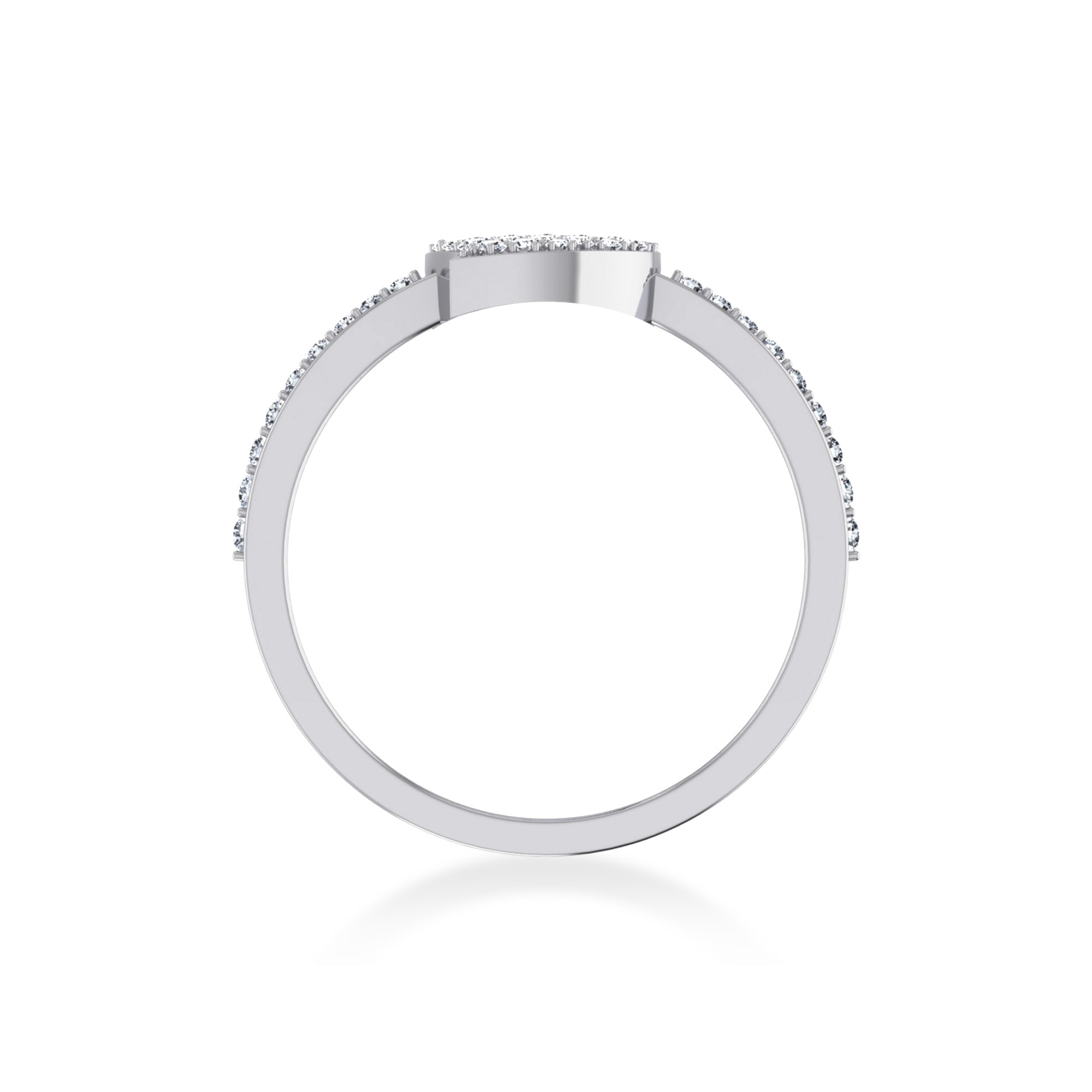 Minimalist Heart Shape Lab-Grown Diamond Ring9