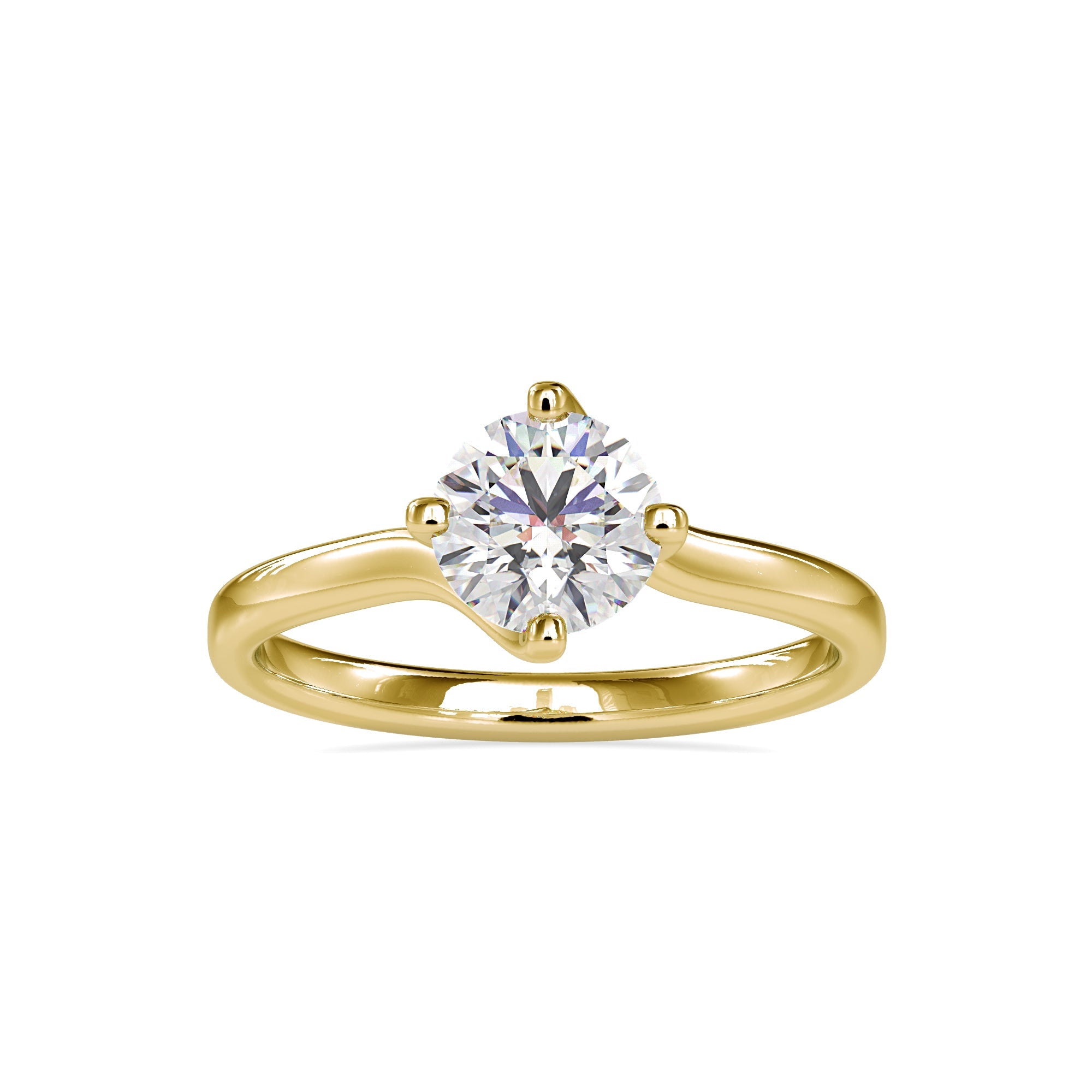 Minimalist Solitaire 1.15 carats Diamond Ring