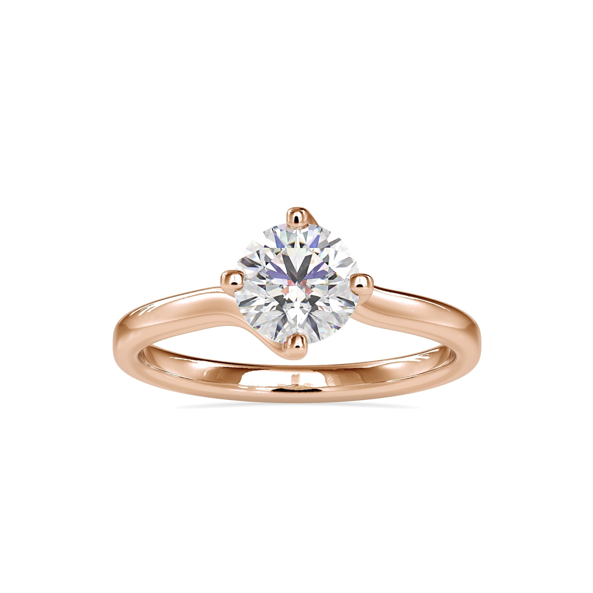 Minimalist Solitaire 1.15 carats Diamond Ring 3
