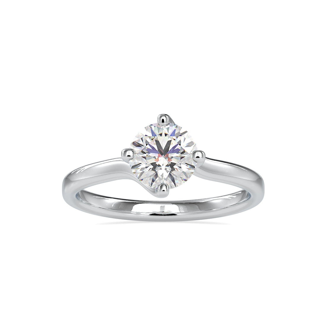 Minimalist Solitaire 1.15 carats Diamond Ring 6