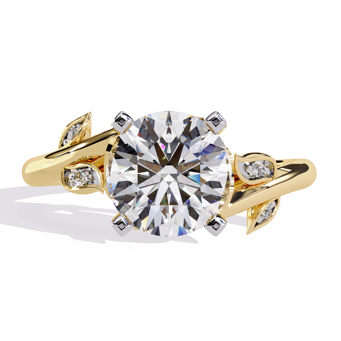 Minimalist Solitaire with step Ring 2