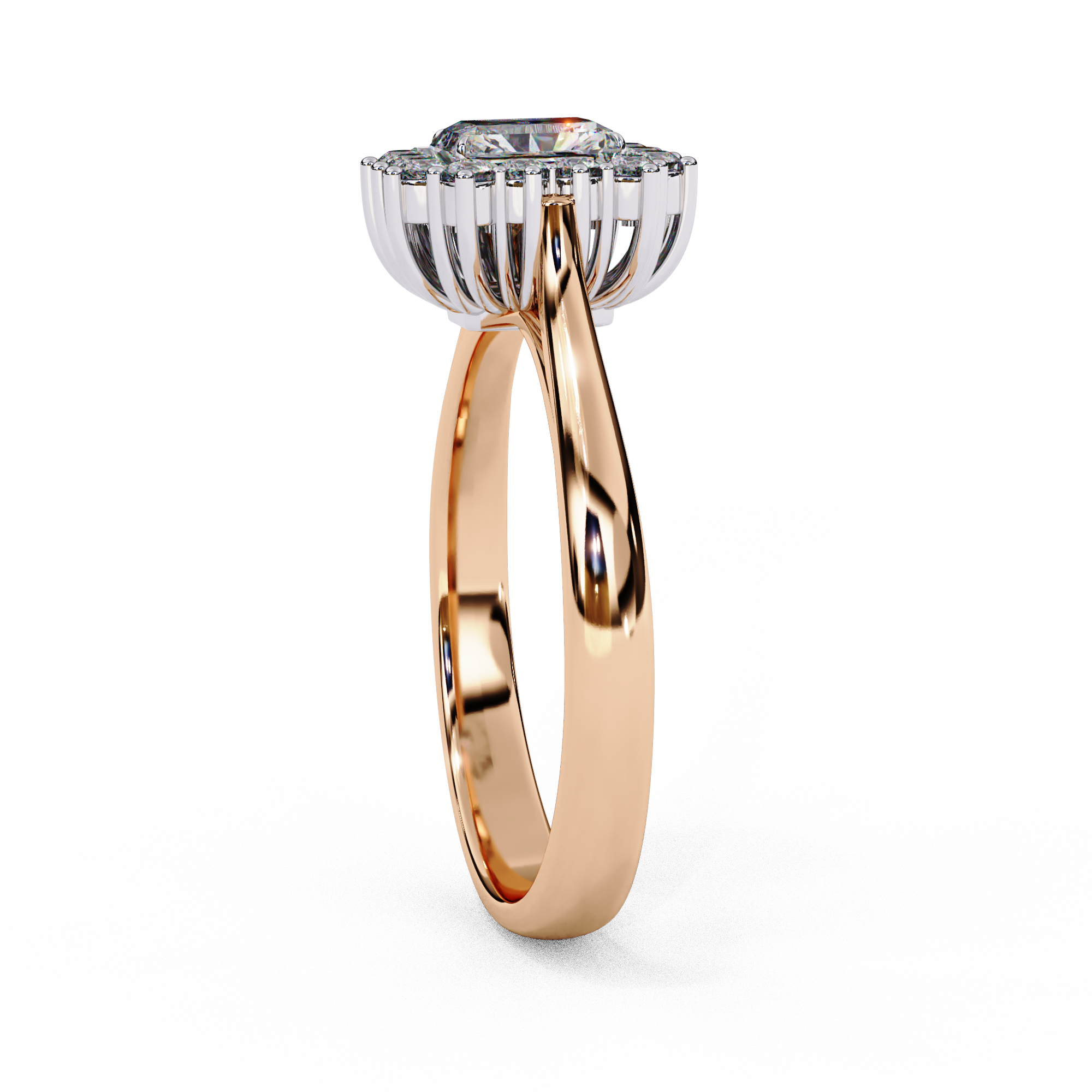 Mod Halo Diamond Ring8