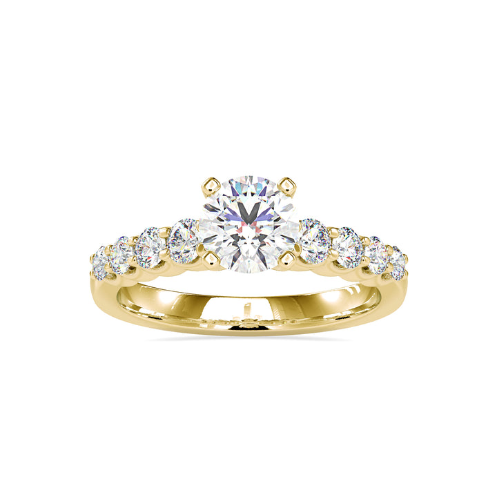 Modern Aura Diamond Ring