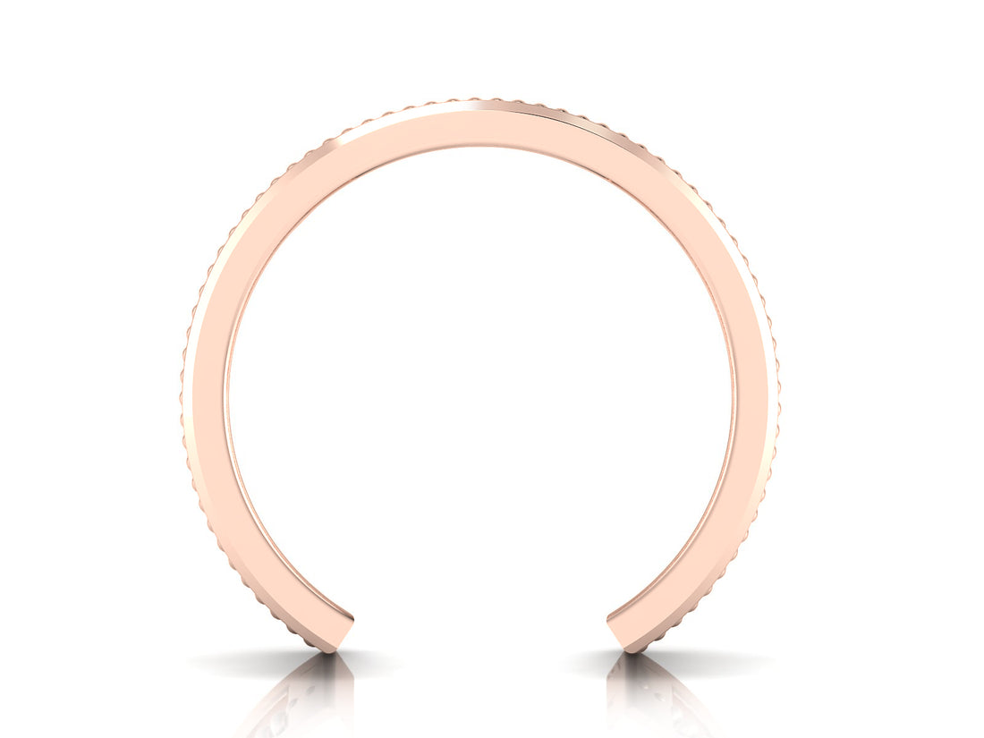 Modern Filigree Diamond Ring 6