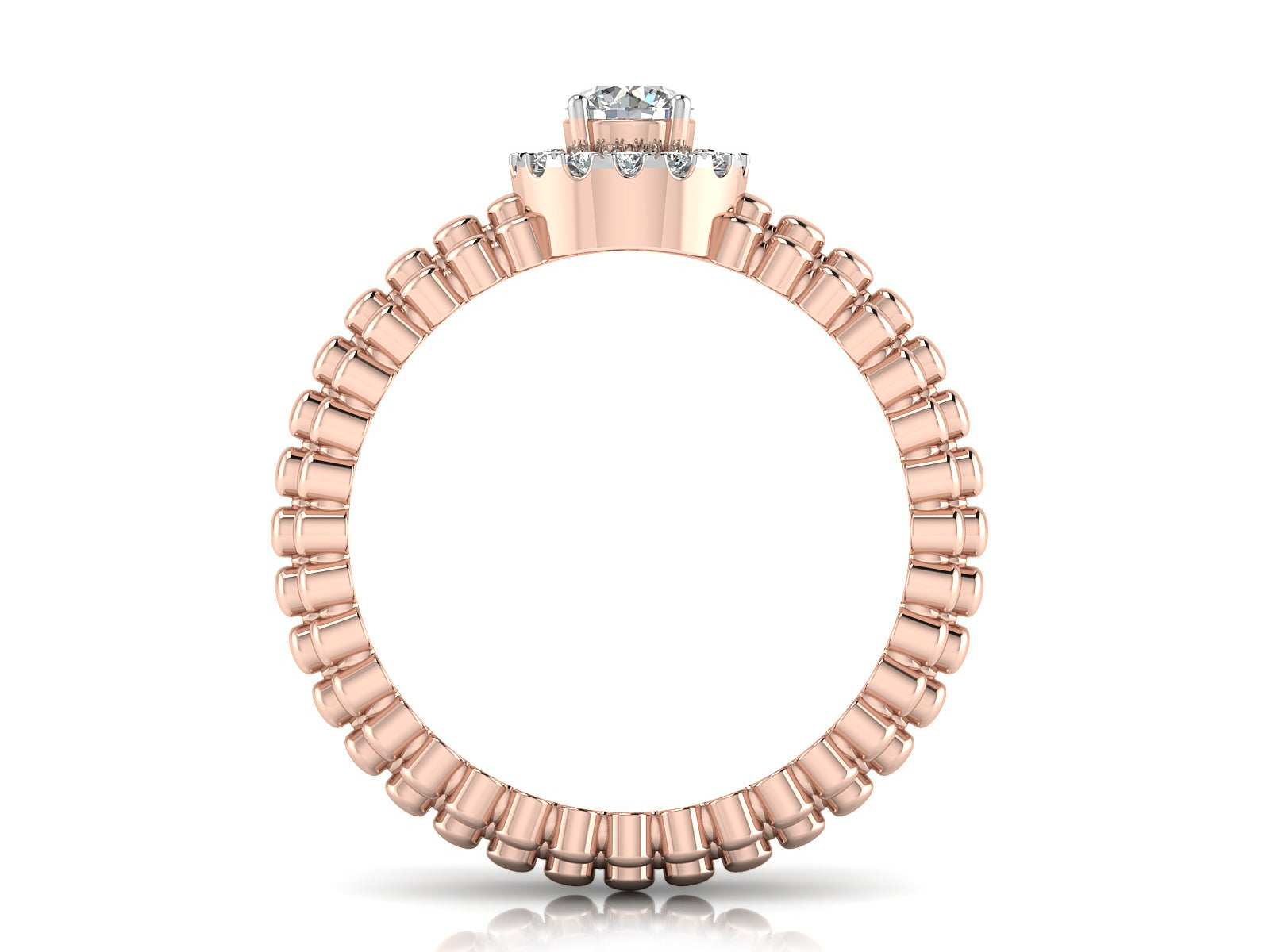 Modern Twists Diamond Ring 6