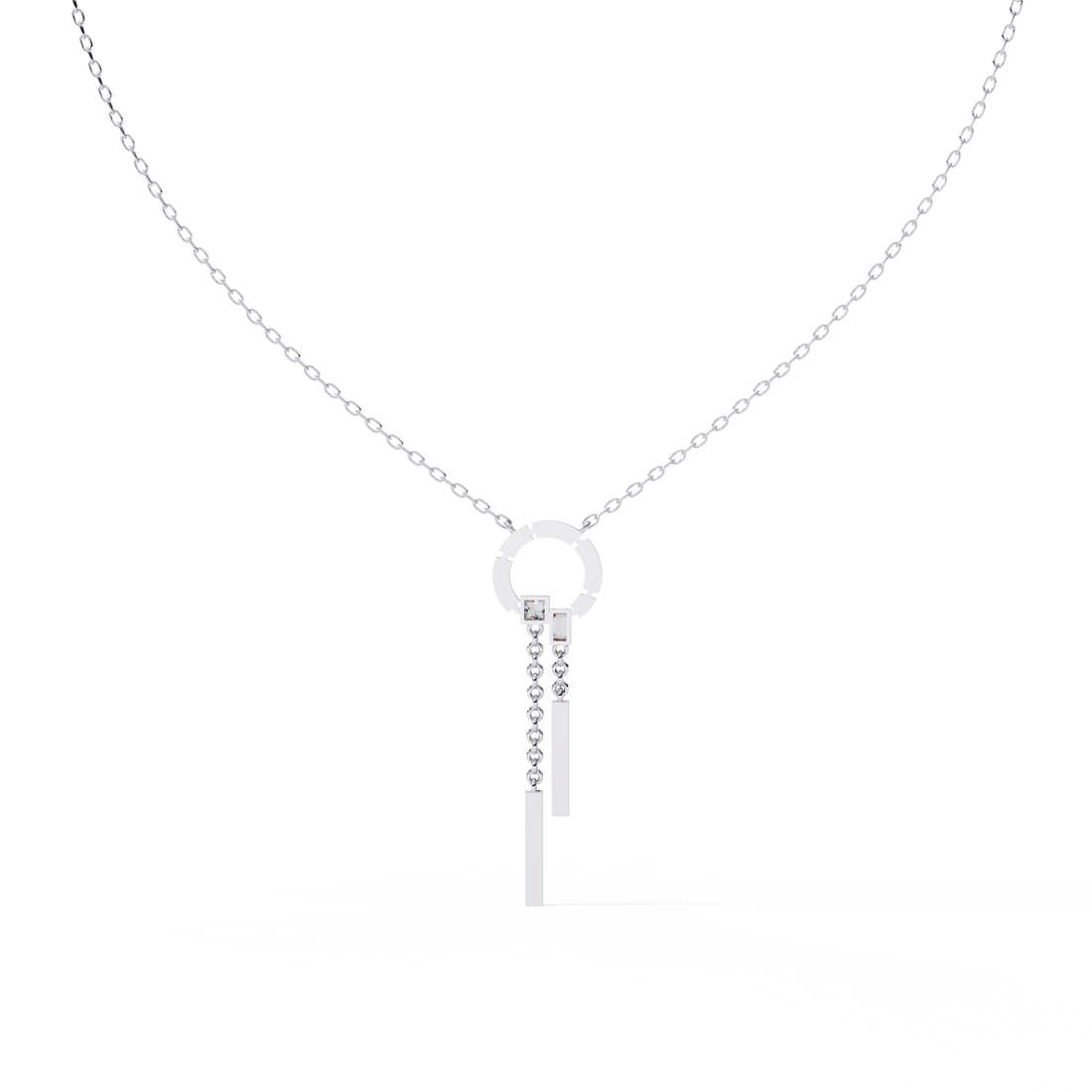 Modern Vibe Diamond Pendant (With Chain)