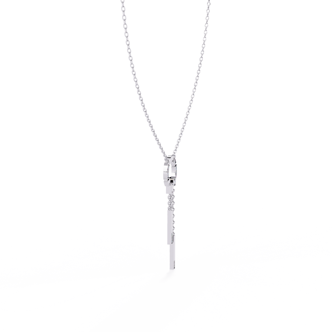 Modern Vibe Diamond Pendant (With Chain)