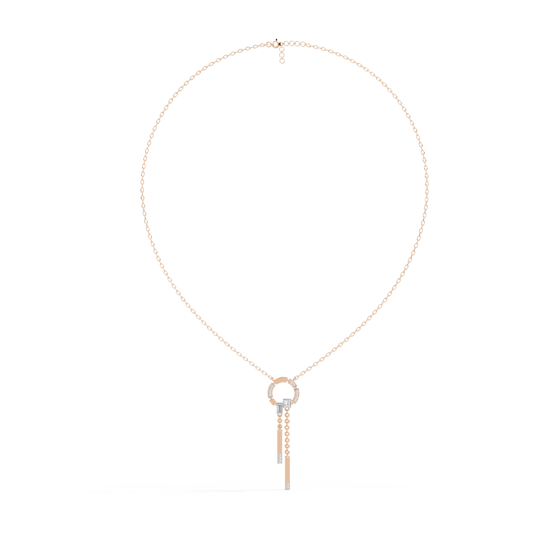Modern Vibe Diamond Pendant (With Chain)