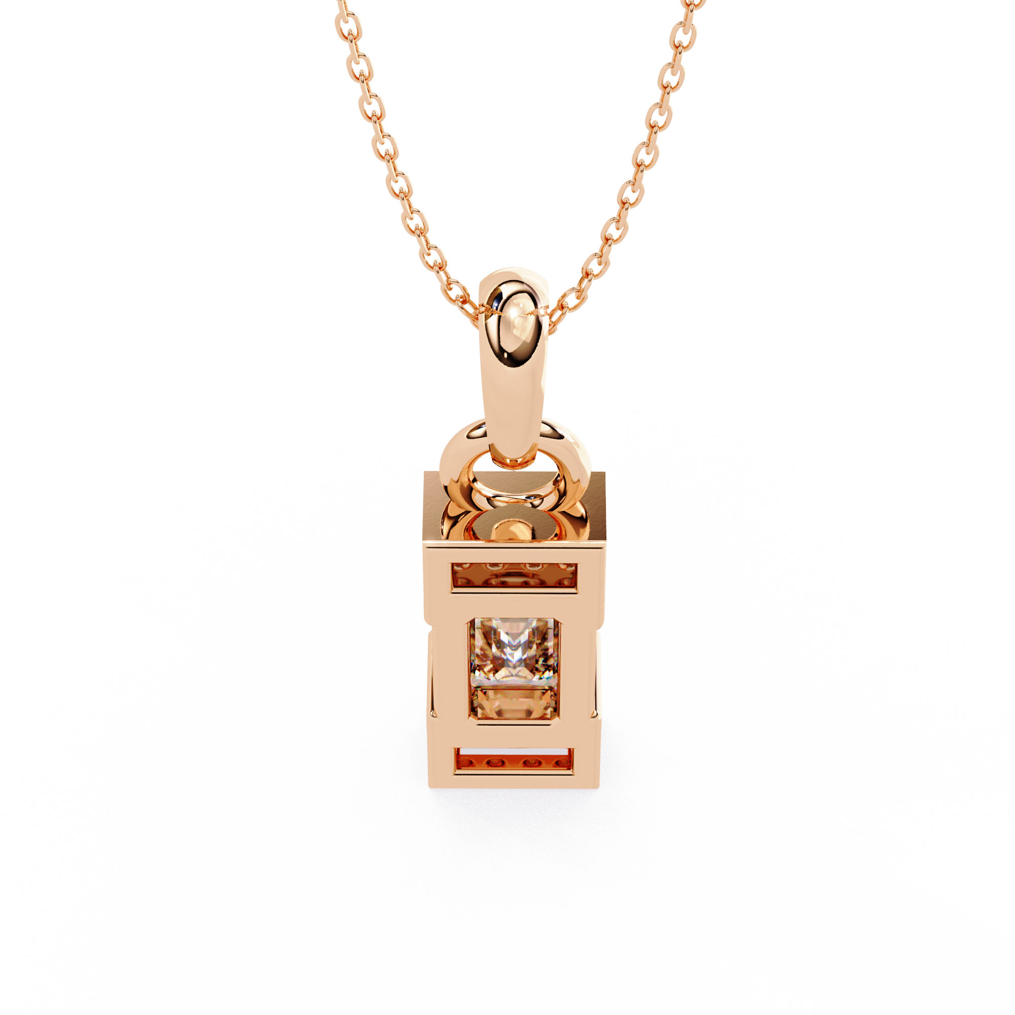 Modern Vibe Lab Grown Diamond Pendant