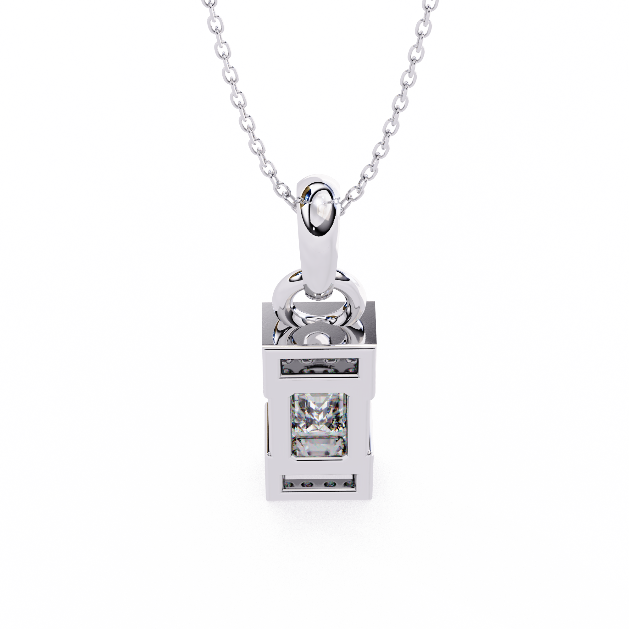 Modern Vibe Lab Grown Diamond Pendant