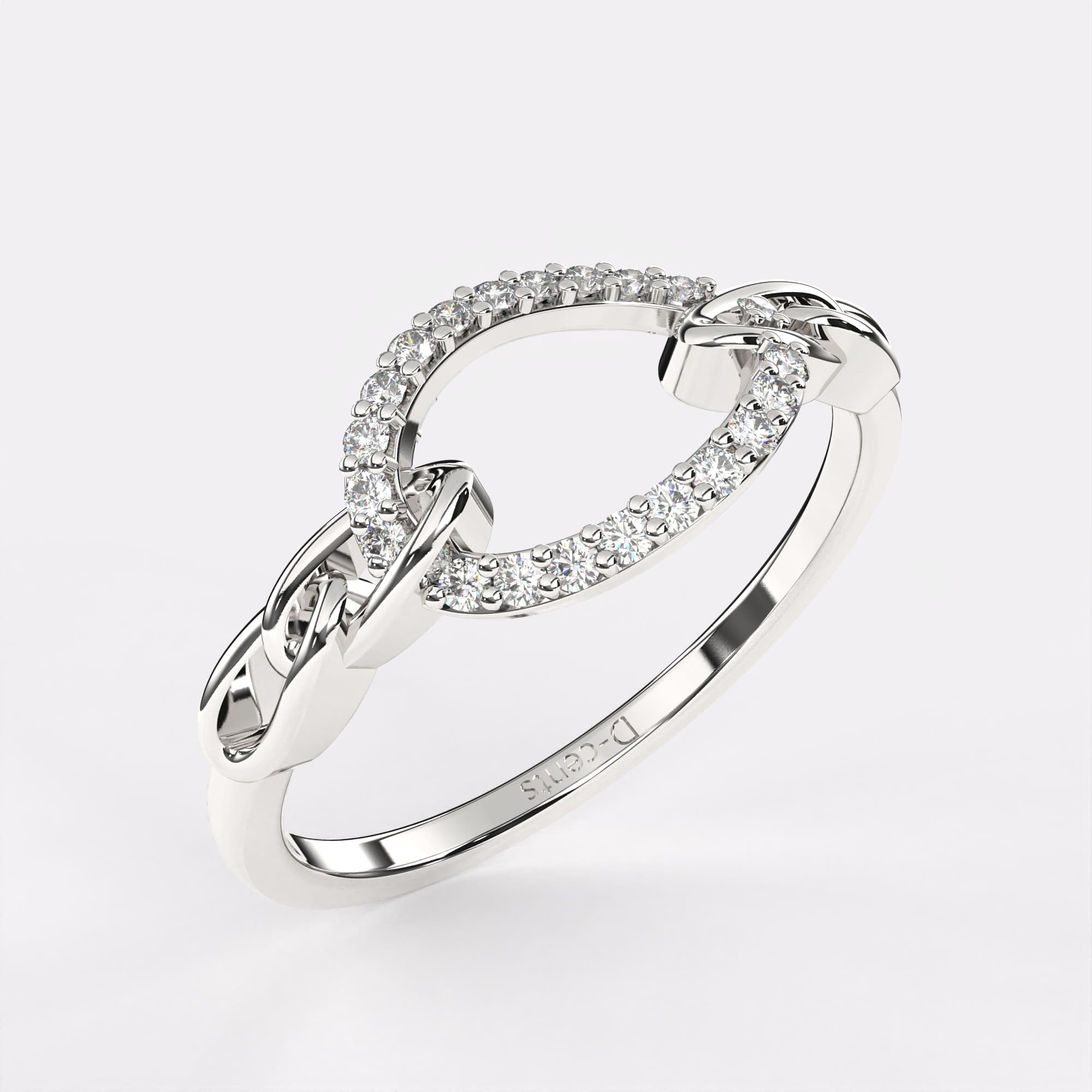 Moonbeam Diamond Finger Ring