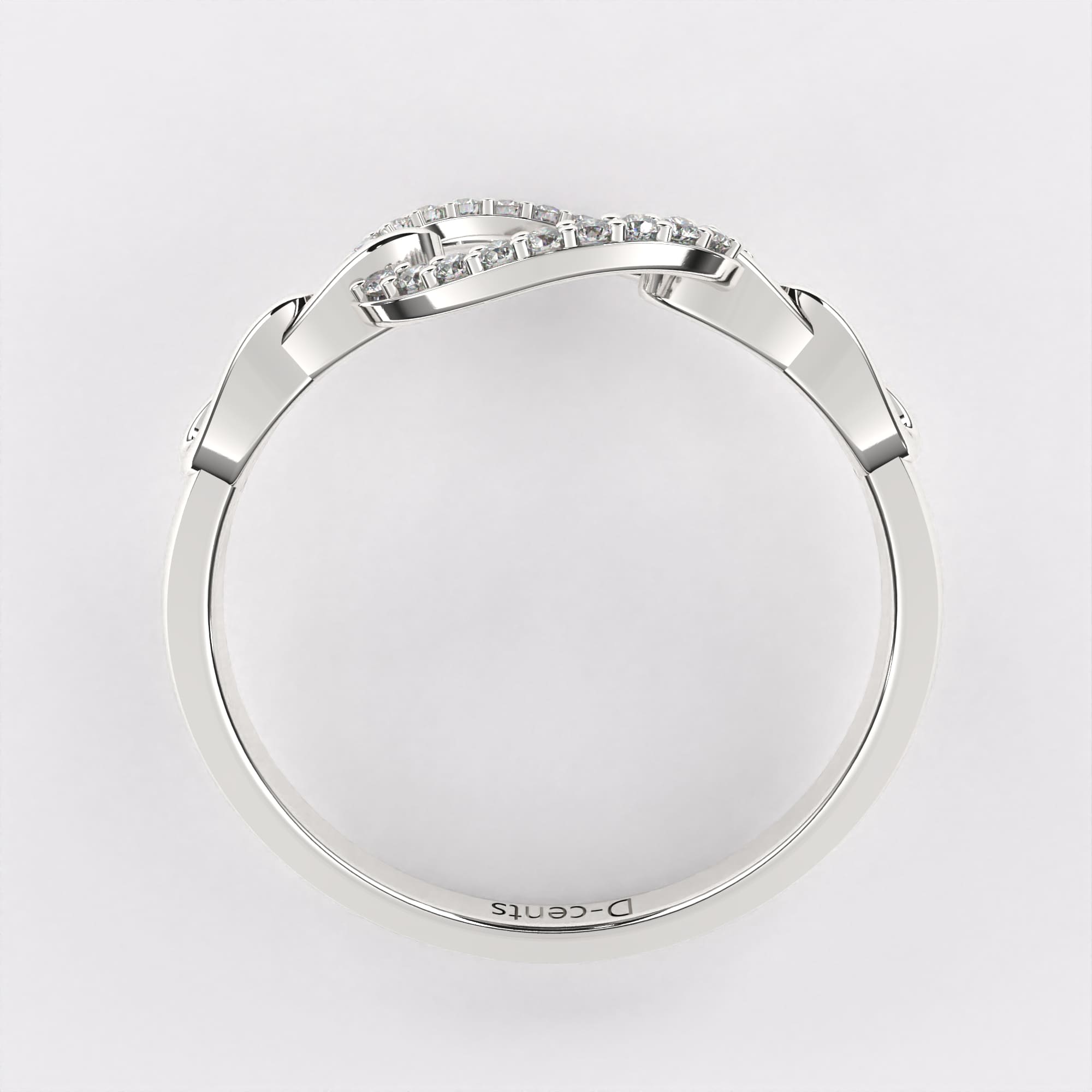 Moonbeam Diamond Finger Ring