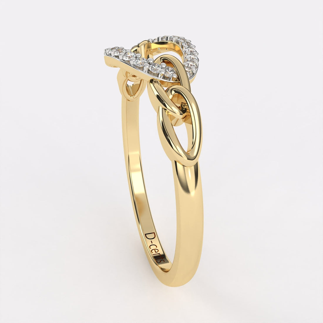 Moonbeam Diamond Finger Ring