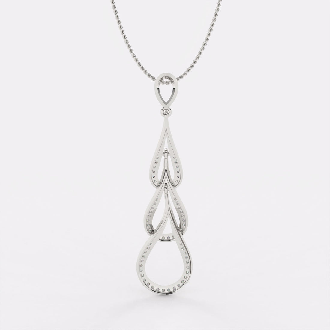 Multi Drop Diamond Pendant