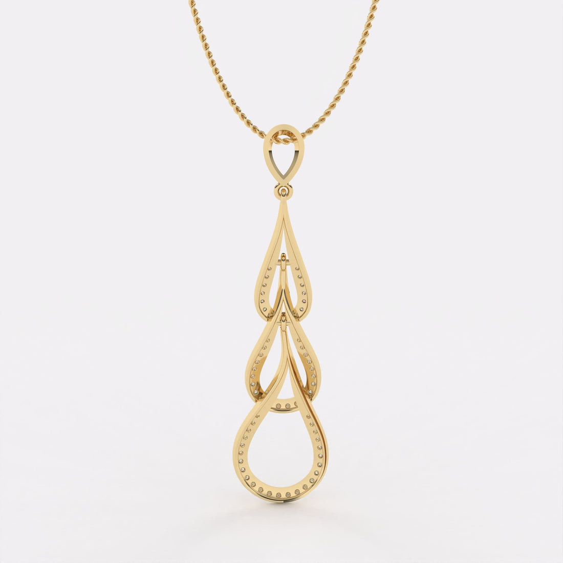 Multi Drop Diamond Pendant