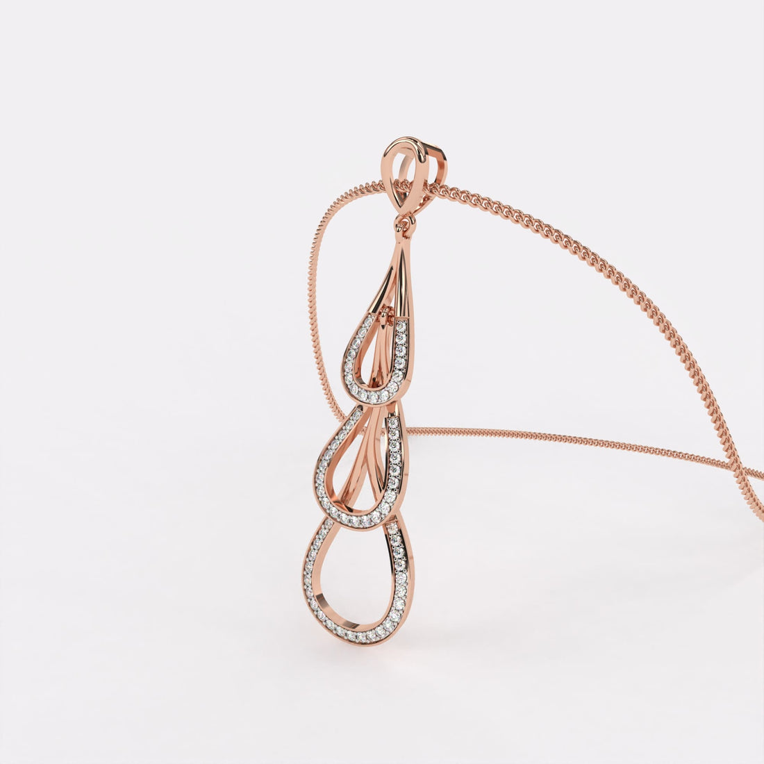 Multi Drop Diamond Pendant