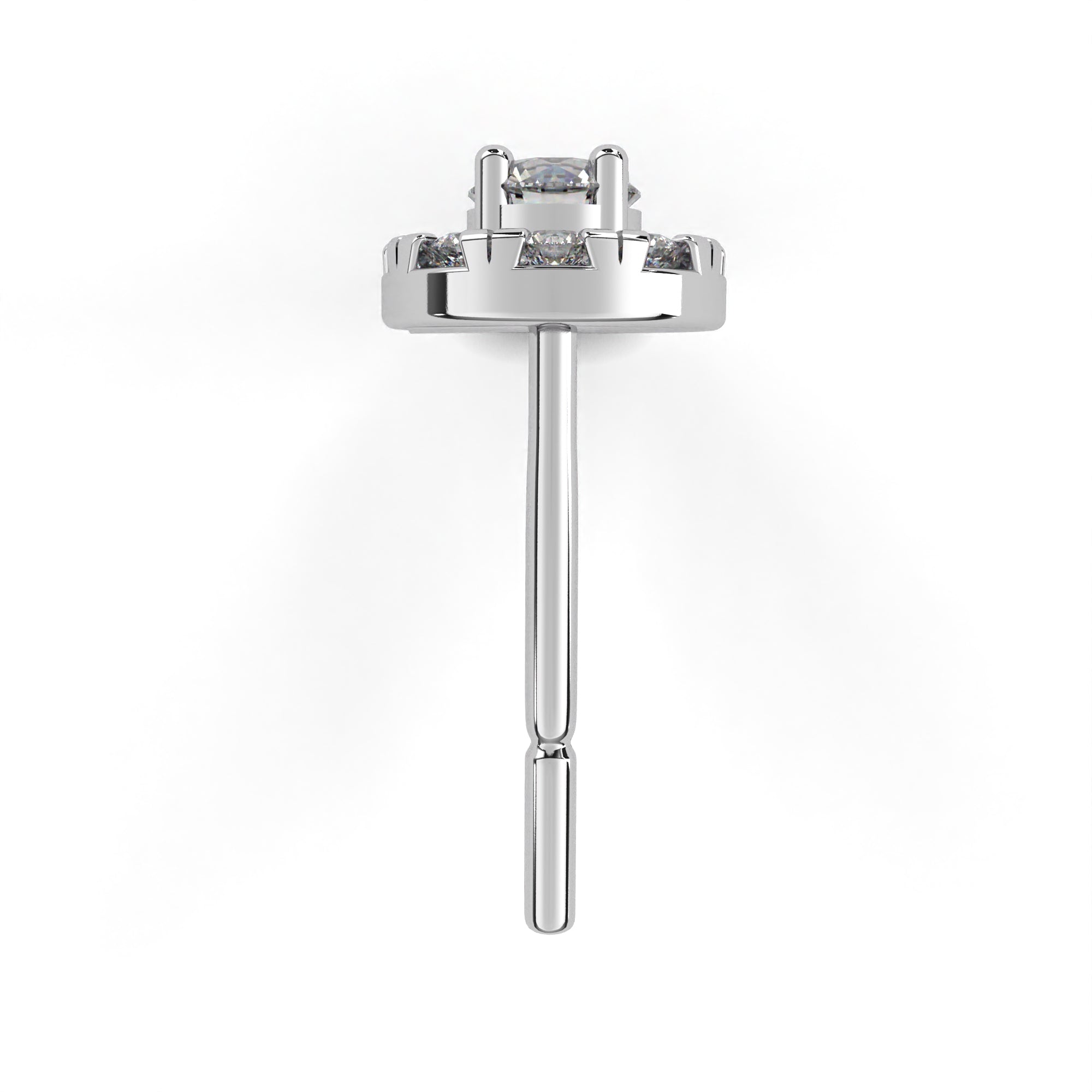 Mystic Glam Diamond Stud Earrings