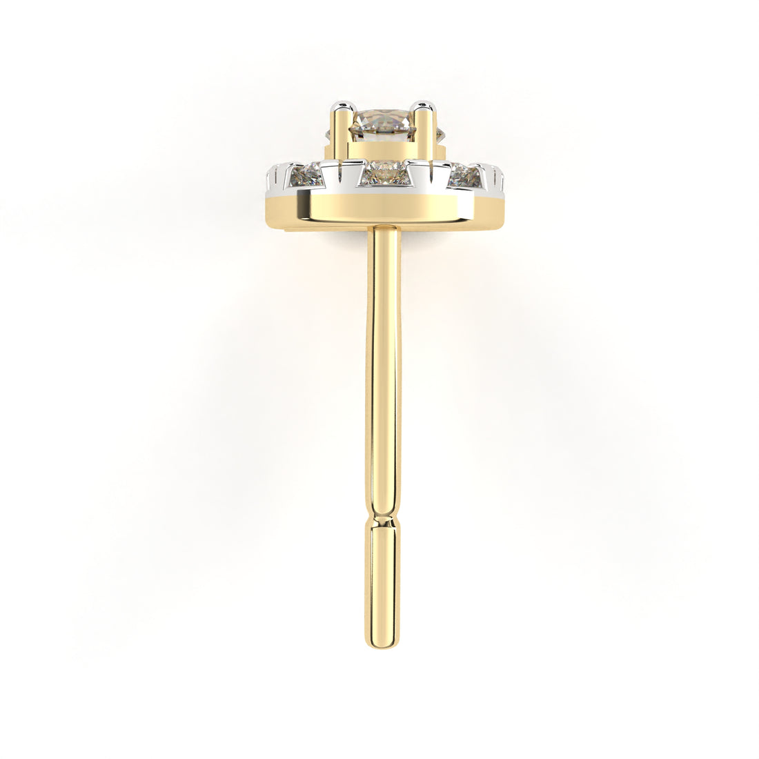 Mystic Glam Diamond Stud Earrings