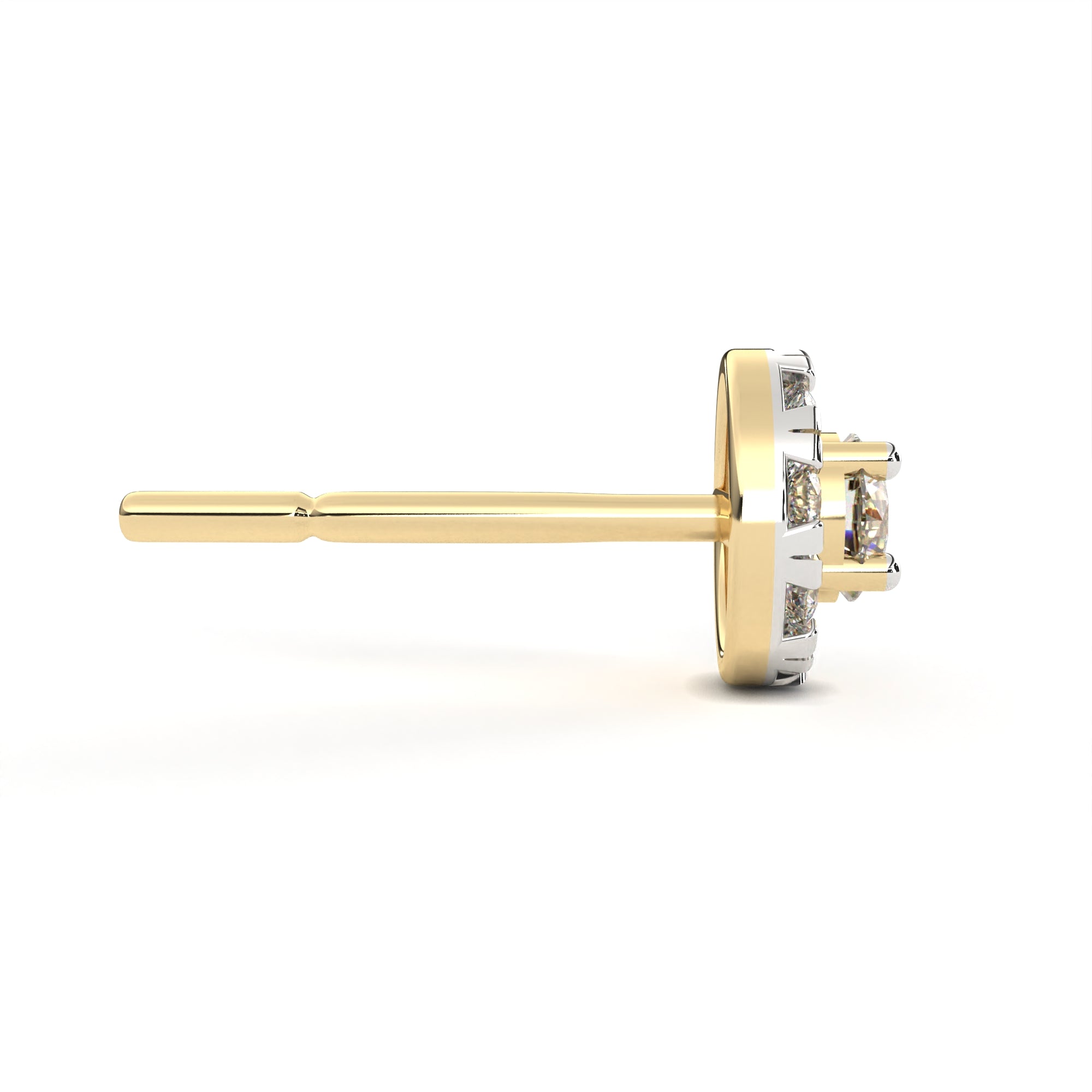 Mystic Glam Diamond Stud Earrings