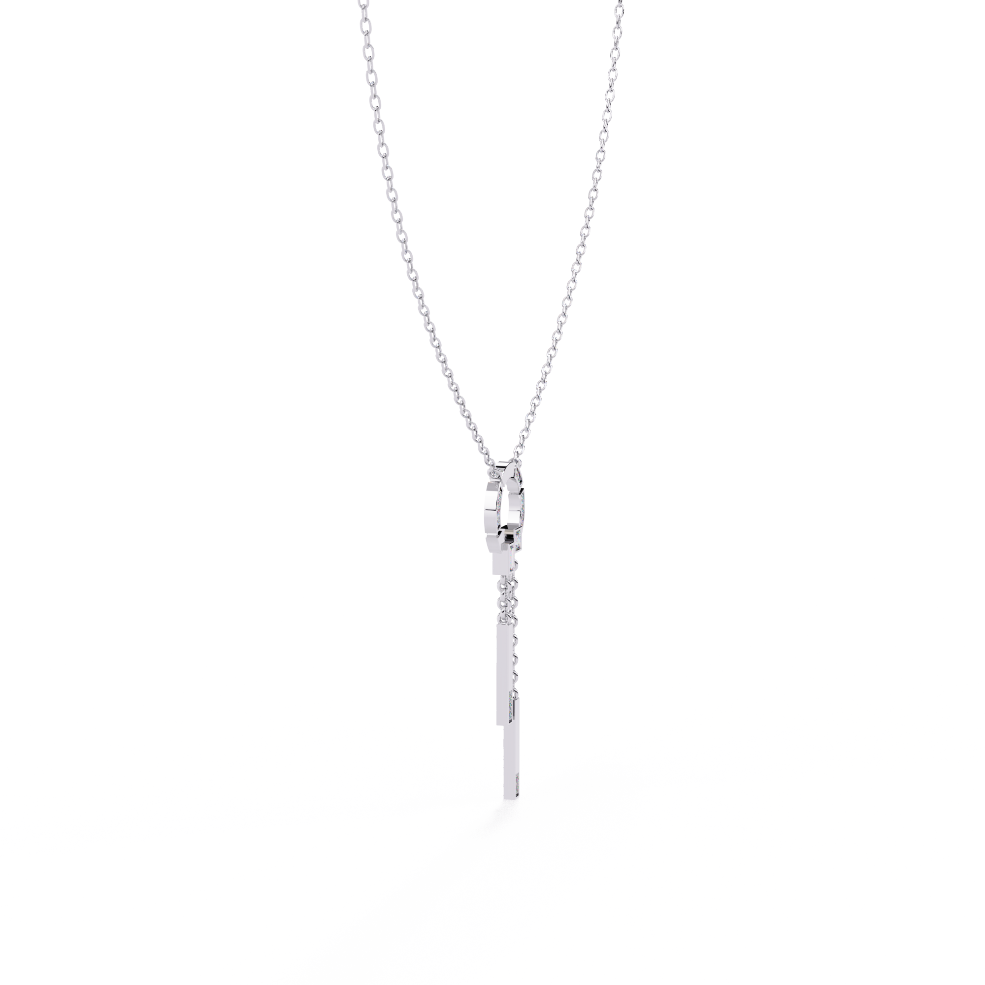 Modern Vibe Diamond Pendant (With Chain)