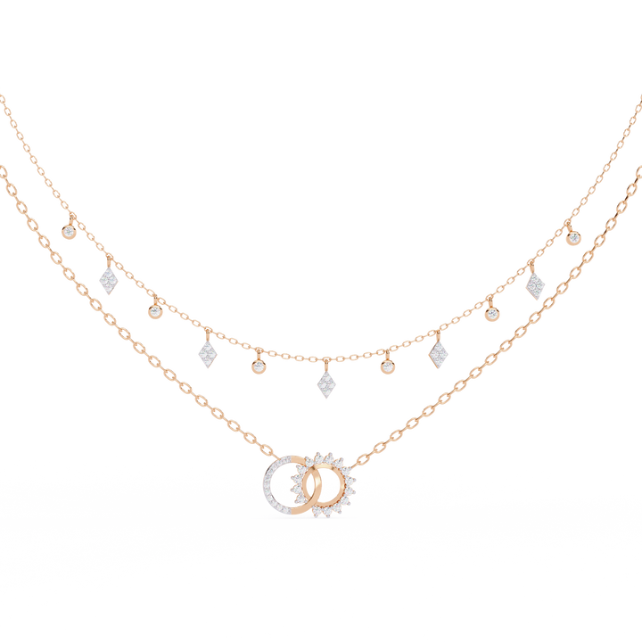 Sleek & Stylish Lab Grown Diamond Pendant (With Chain)