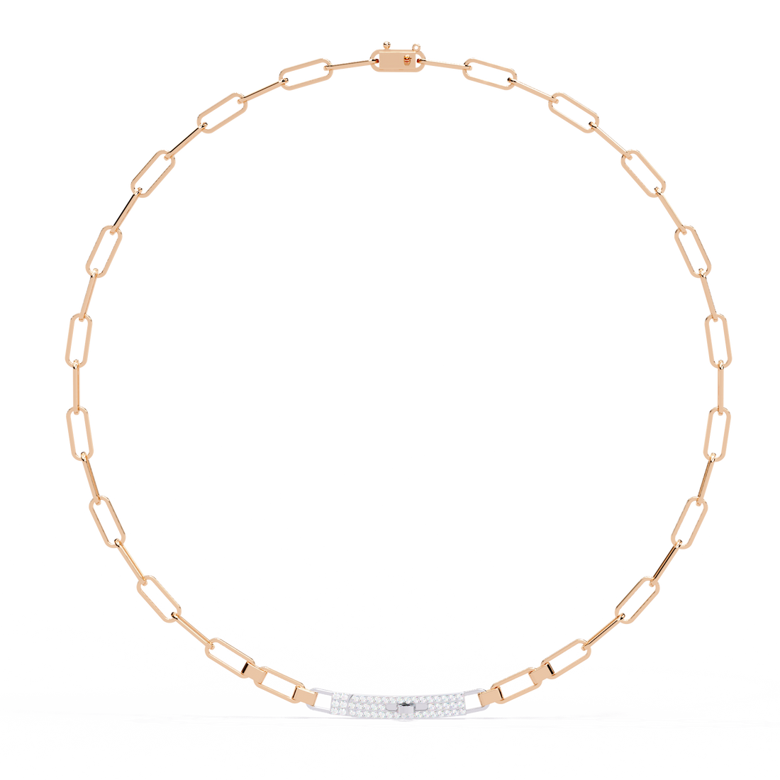 Bold Modern Lab Diamond Necklace