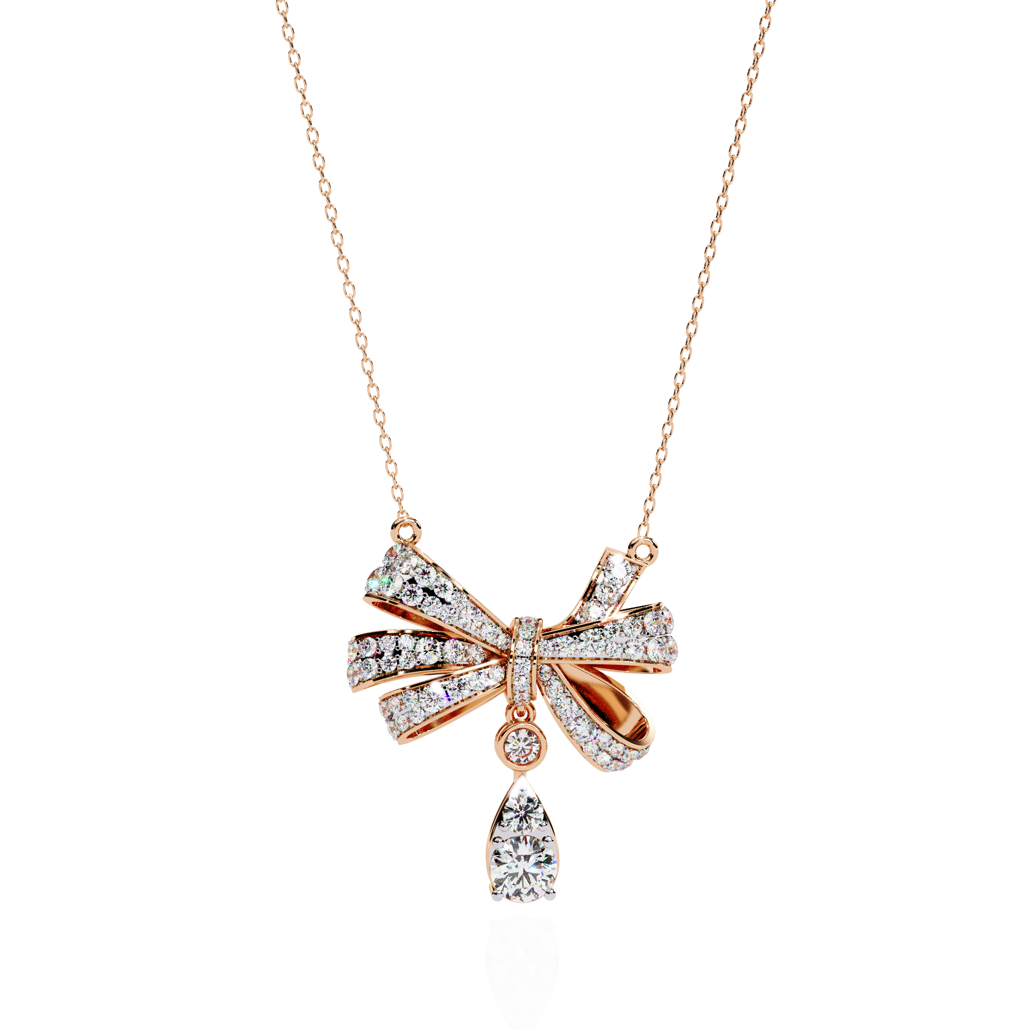 Graceful Appeal Diamond Pendant with chain