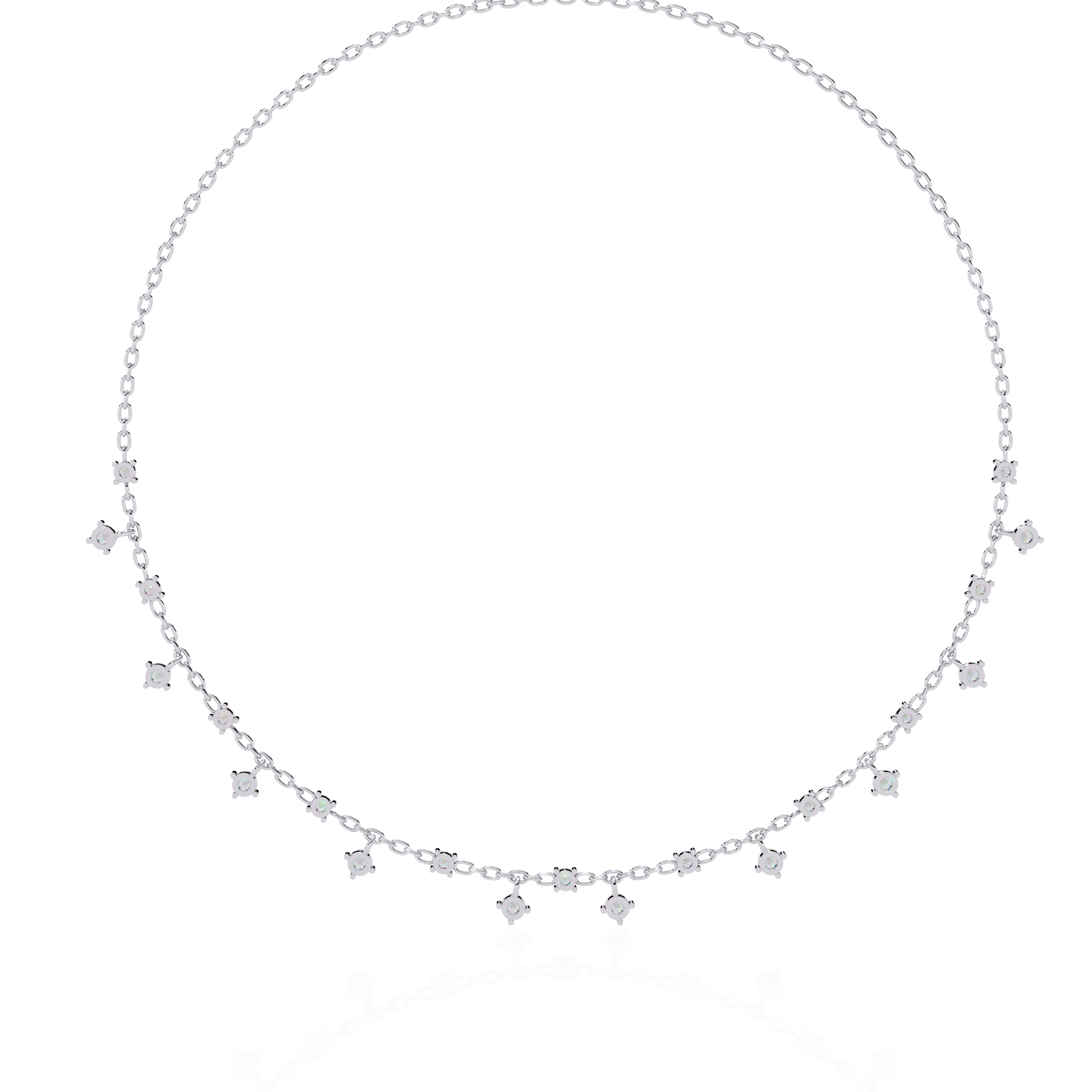 Twilight Trail Lab grown Diamond Necklace with Chain