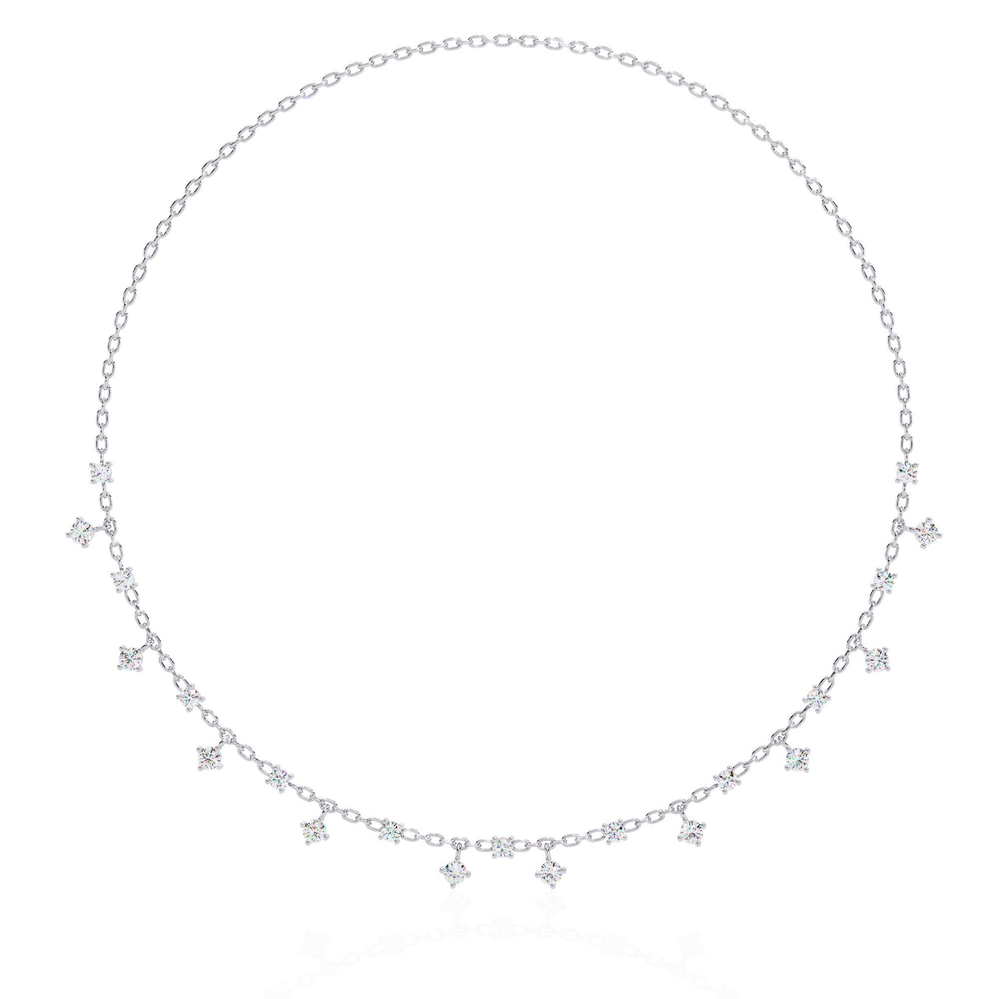 Twilight Trail Lab grown Diamond Necklace with Chain