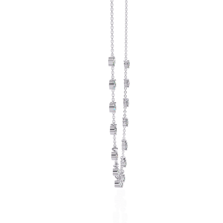 Golded Thread Lab Grown Diamond Necklace