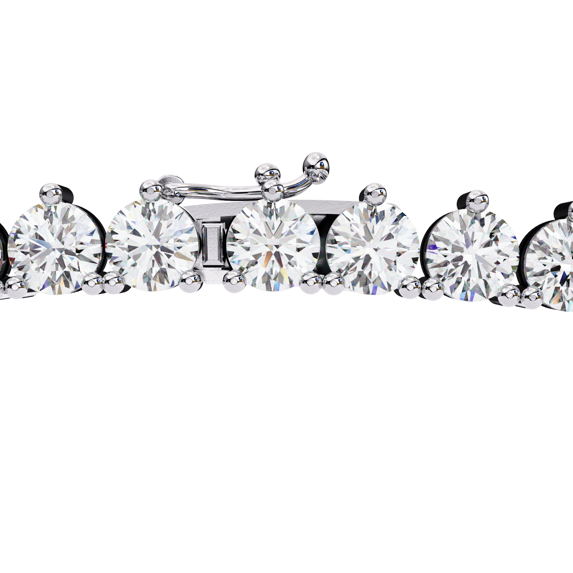 Lab grown Round Diamond Tennis chain (16 inch)